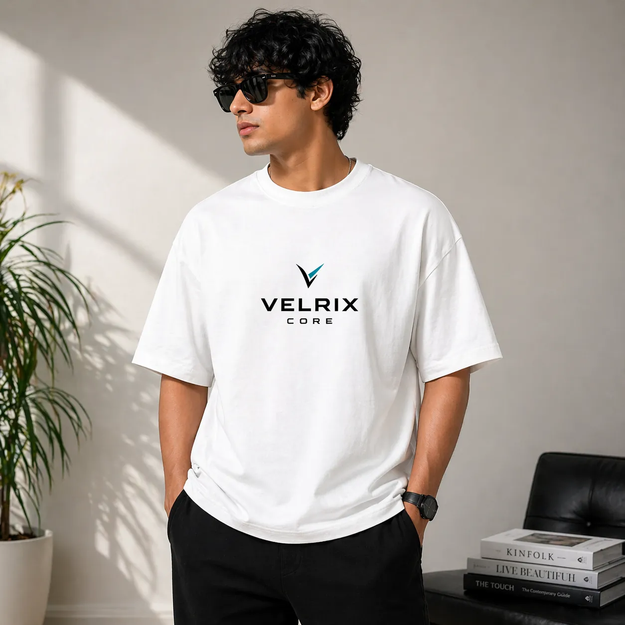 Add Core To Your Lifestyle - Velrix Core Basic Oversized T-Shirt (Premium Heavyweight Cotton)